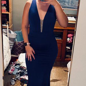 Touché Blue Prom Dress